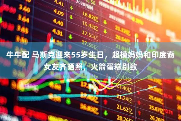 牛牛配 马斯克迎来55岁生日，超模妈妈和印度裔女友齐晒照，火箭蛋糕别致